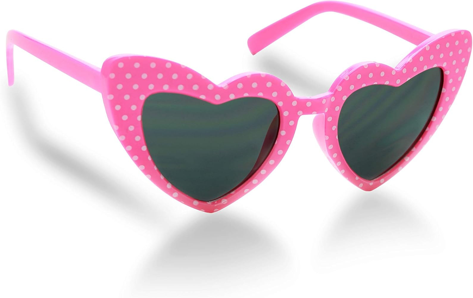 ShadyVEU Oversized Colorful Narrow Cat Eye Love Heart Shaped UV400 2-4 Years Kids Sunglasses | Amazon (US)