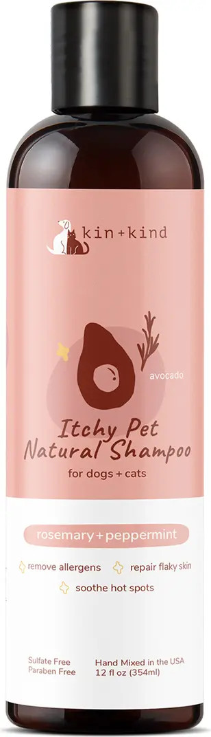 kin + kind Rosemary & Peppermint Itchy Pet Shampoo | Nordstrom