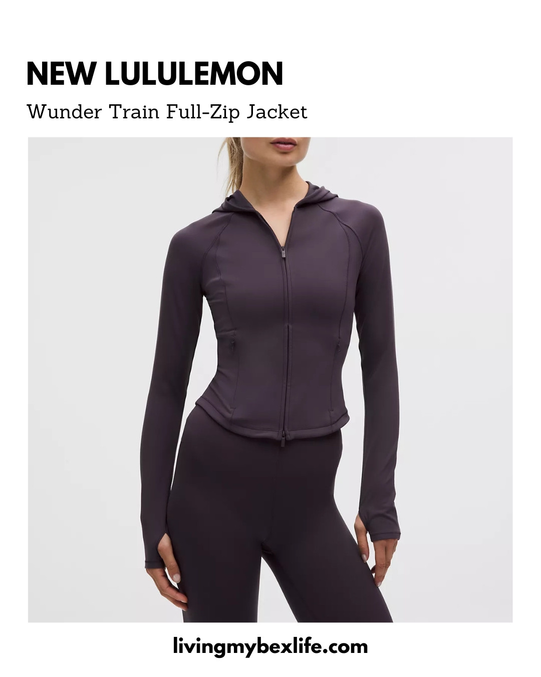 New lululemon BBL jacket alert: Wunder Train Full-Zip Jacket. Pair with the brand new Wunder Train No Line Legging Tights for a matching set!  

 #LTKGiftGuide #LTKActive #LTKU