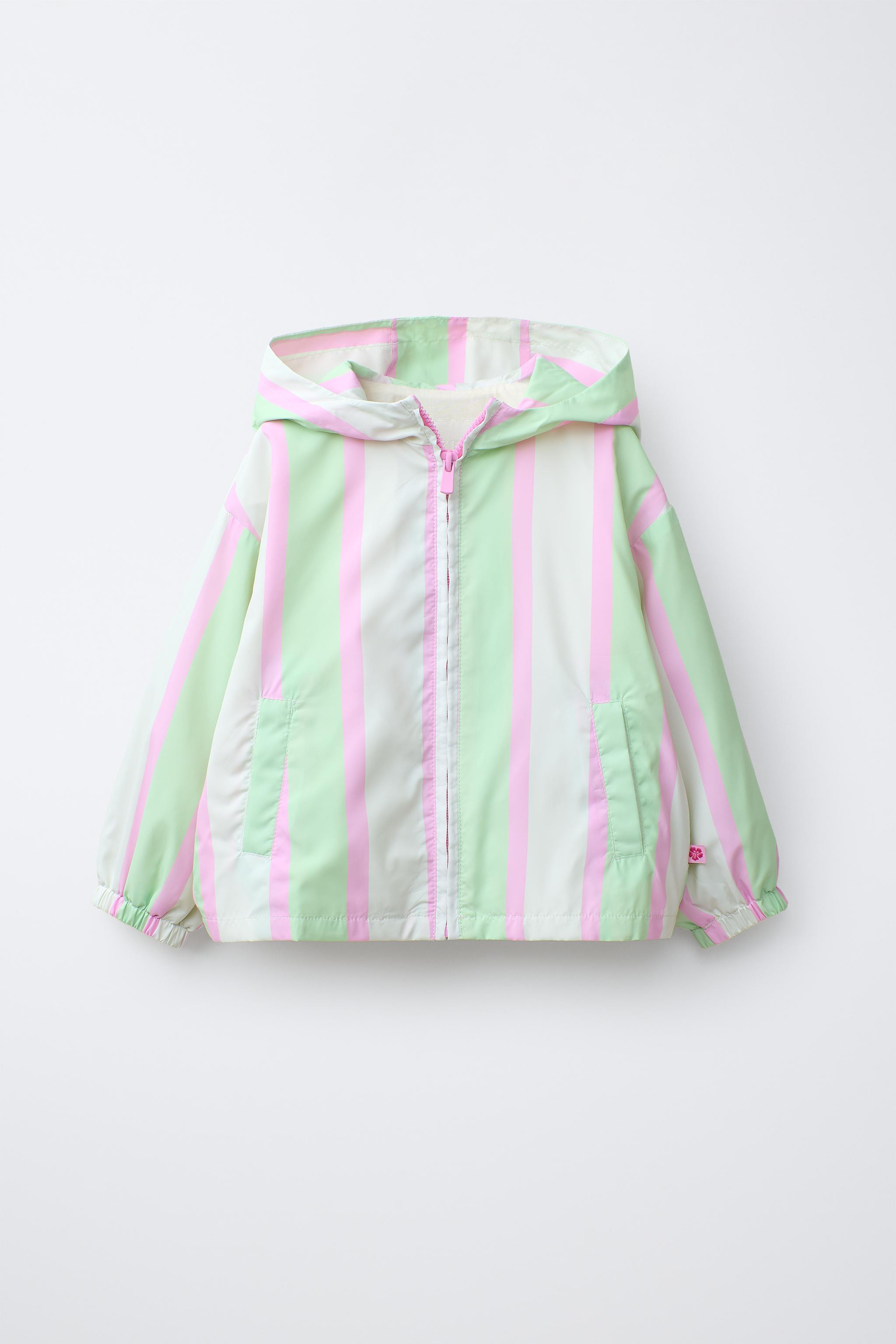 LIGHTWEIGHT STRIPED WATER REPELLENT RAINCOAT | Zara US