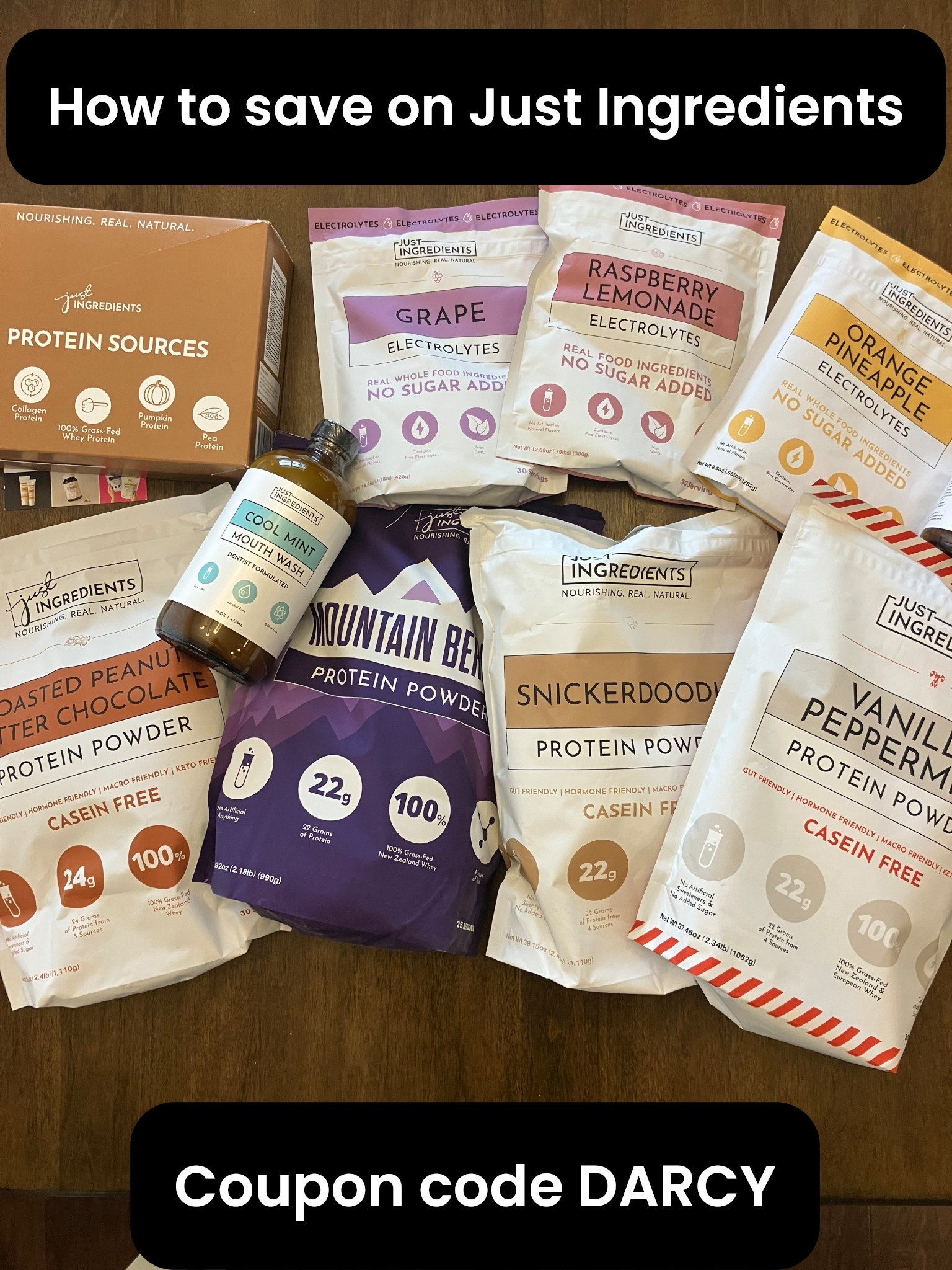 If you love clean ingredients you’ll love this Just Ingredients promo code. Use code DARCY to save on wellness staples like protein powders, electrolytes and supplements!

#LTKActive #LTKmorningroutine #LTKfitnessgoals