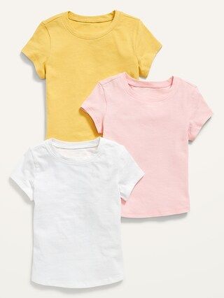 3-Pack Short-Sleeve T-Shirt for Toddler Girls | Old Navy (US)