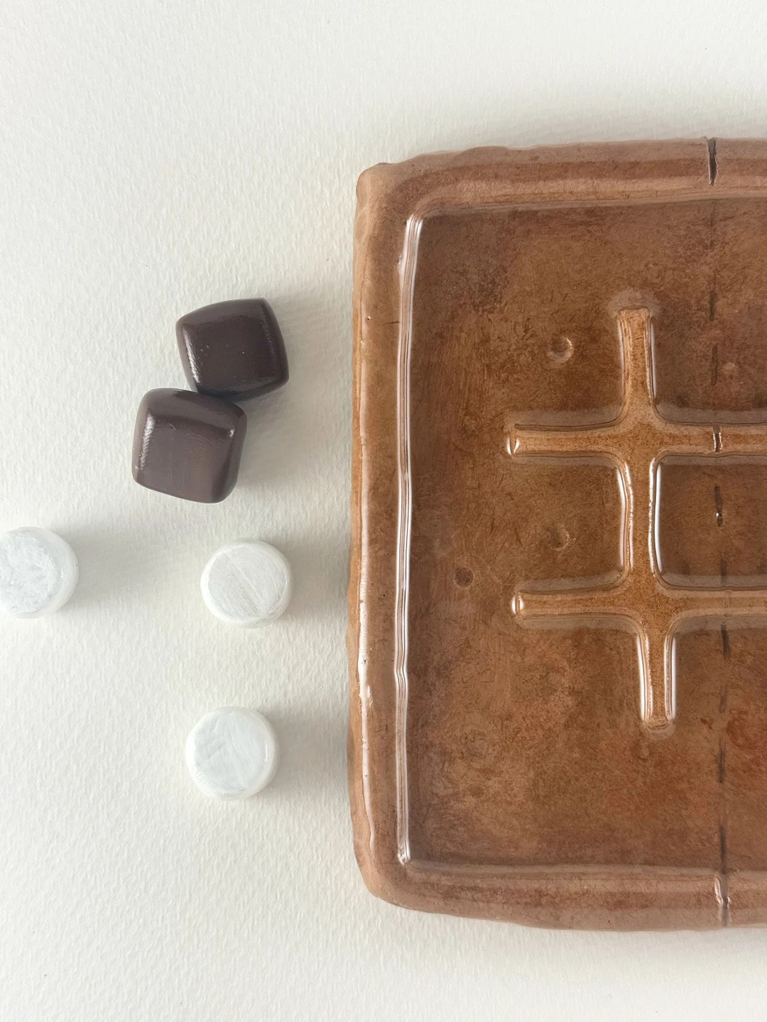 Smores Tic Tac Toe Game Set With Marsh Mellow and Chocolate Square Game Pieces - Etsy | Etsy (US)
