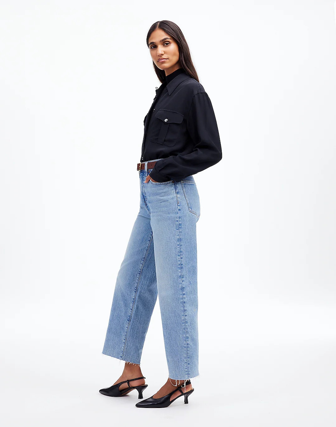 The Perfect Vintage Wide-Leg Crop Jean | Madewell