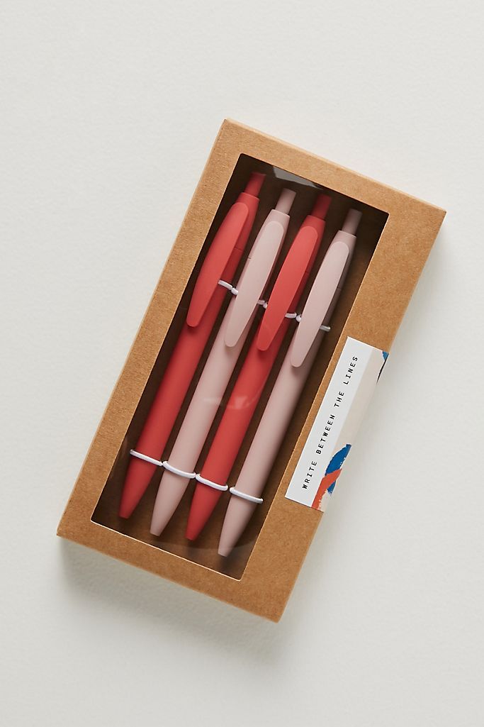 Silicone Pens, Set of 4 | Anthropologie (US)