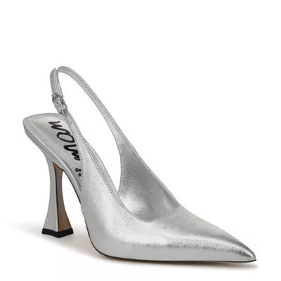 Sam Edelman Women's Odette Slingback, Silver, 8M | Belk