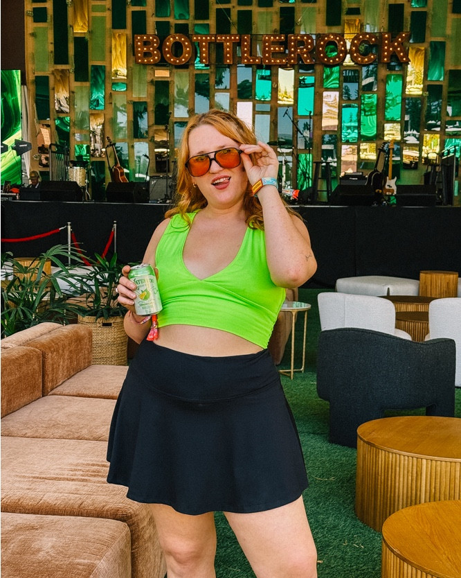 BottleRock outfits from 2025! I adore this Napa Valley Music Festival

Day 1: wore brat summer green and a skort with pockets for a more punk look for the Green Day set

Day 2: my favorite anthropolgie red pants and a crochet top from Cupshe plus cowboy boots I bought in Austin

Day 3: a white two piece set from Amazon with a headscarf and new necklace from Anthro that I broke by the end of the night dancing around to Noah Kahan lol

I also wore a LOT of SunBum sunscreen and swear by my festival makeup from Tarte, TooFaced, Saie and Dibs for the perfect festival beauty look. 

This weekend got me excited for summer!

PS I wear a size large and XL in everything as a curvy gal. 

#napa #napavalley #bottlerock #musicfesitival #festival #saie #tarte #toofaced #anthrpologie #cowboyboots #crochettop #redpants #curvy #size14 #bratsummer #whitedress #twopieceset #amazon #boho #sunbum

#LTKMidsize #LTKSummerEdit #LTKParties