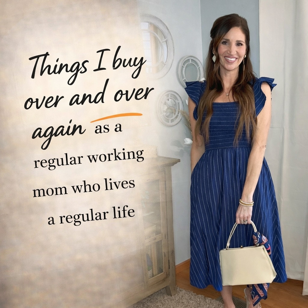 POV: You’re a regular working mom who just wants things that actually work.

No marble counters.
No perfectly curated pantry.
Just stuff I rebuy because it delivers.

Comment SHOP for links  and follow me for more everyday, affordable finds 🤍

#momstyle #everydayfashion #amazonfashionfinds #workingmomlife #realmomstyle

amazon dress, affordable mom outfits, everyday midi dress, neutral handbag style, classic mom fashion, modest summer outfit, practical chic style, church outfit ideas, wearable mom fashion, capsule wardrobe pieces, timeless affordable fashion

#LTKootd #LTKmomlife #LTKdayinmylife