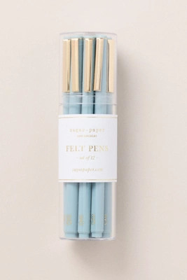 Sugar Paper Felt Pens, Set of 12 | Anthropologie (US)