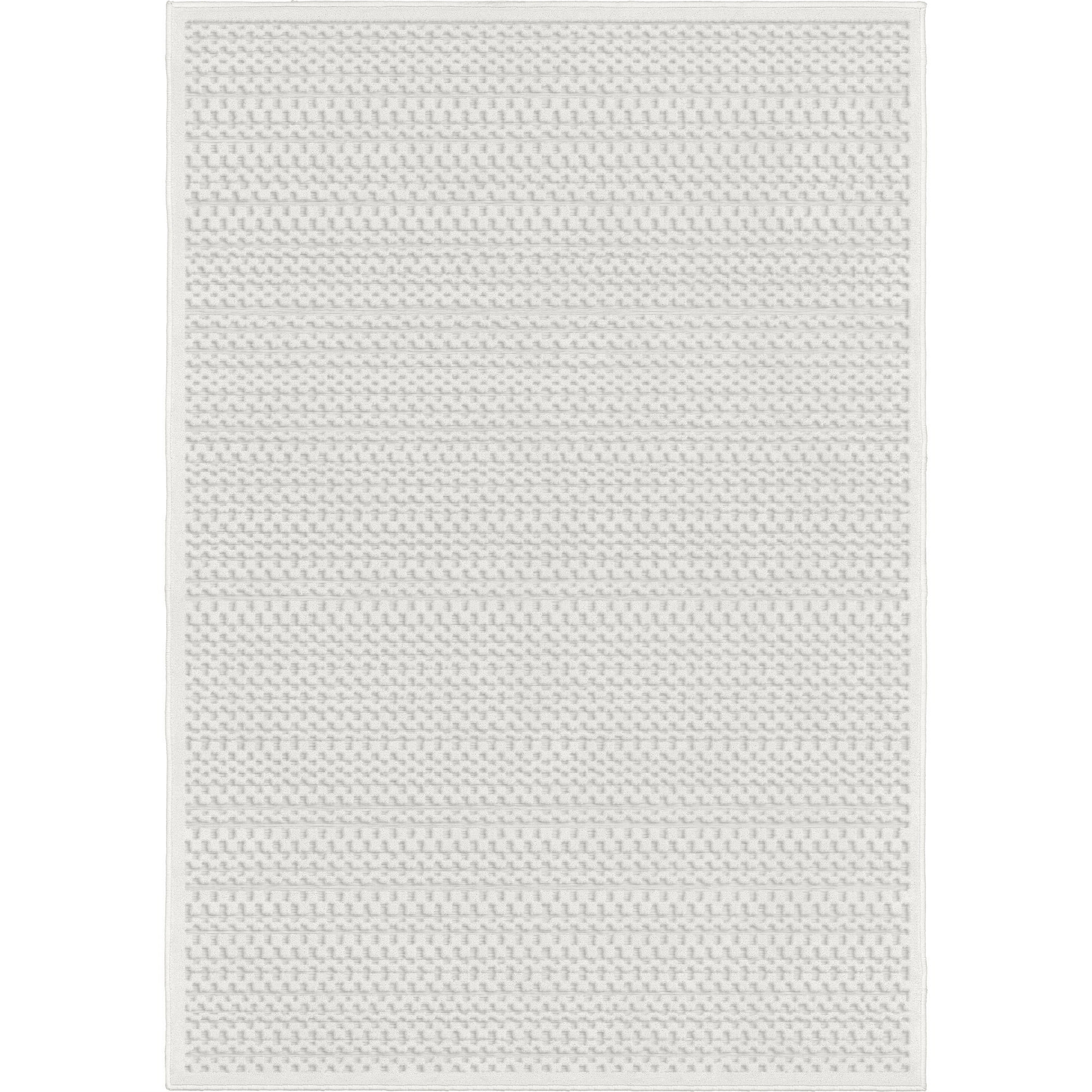 My Texas House Quail Hallow Indoor/ Outdoor, Geometric, Area Rug, Natural, 5'2" x 7'6" | Walmart (US)