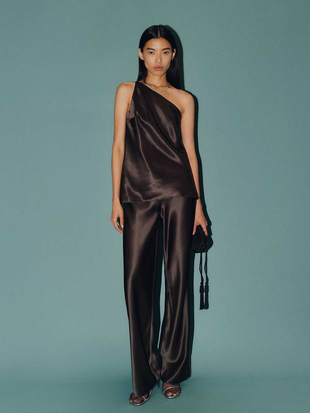 Samantha Silk Two Piece | Reformation (Global)