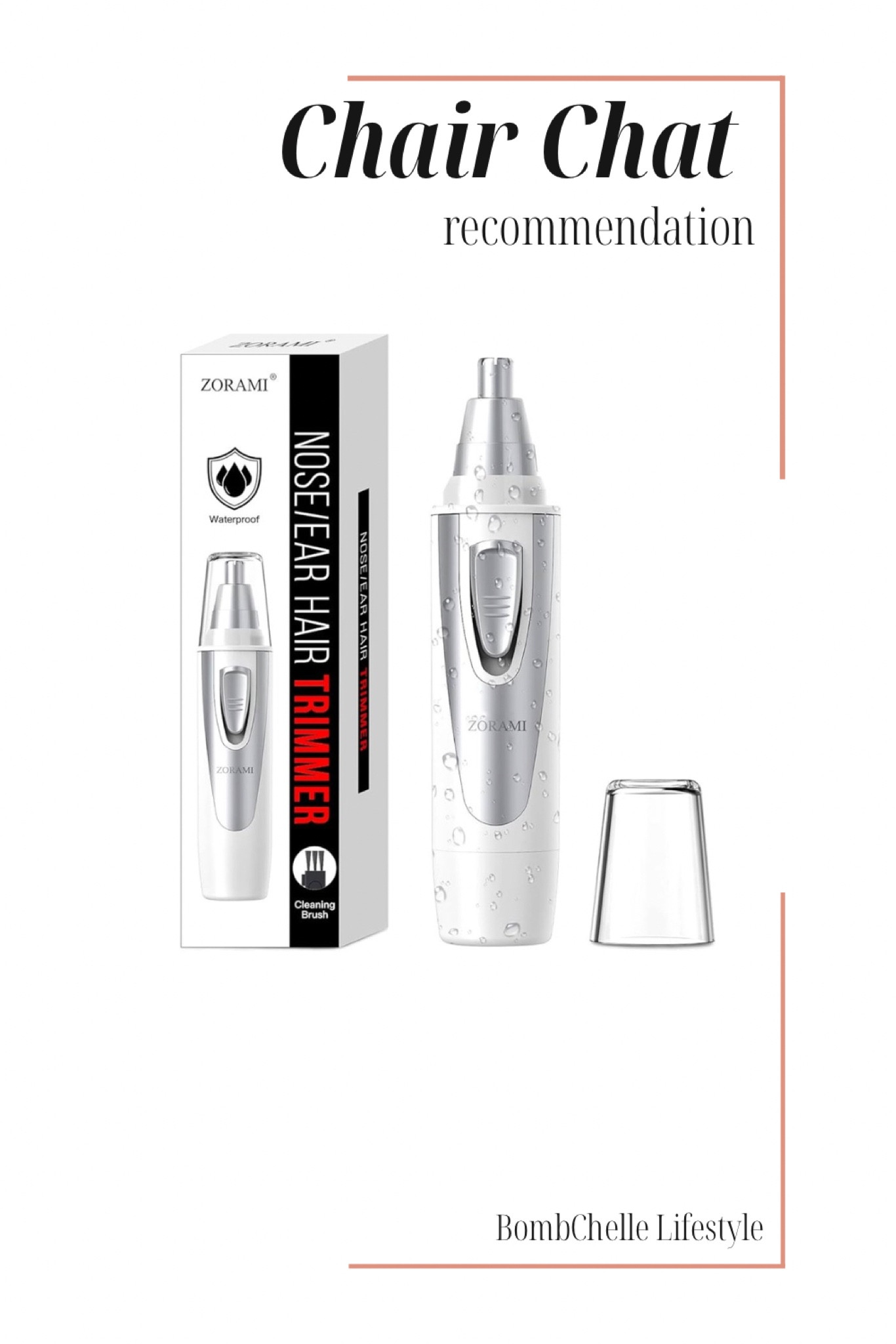 Those pesky hairs 

This nose & ear hair trimmer is easy to use and effective.  It’s simple to clean and convenient, with a good battery life. 

Perhaps a Valentine’s gift for your loved ones 🤣
