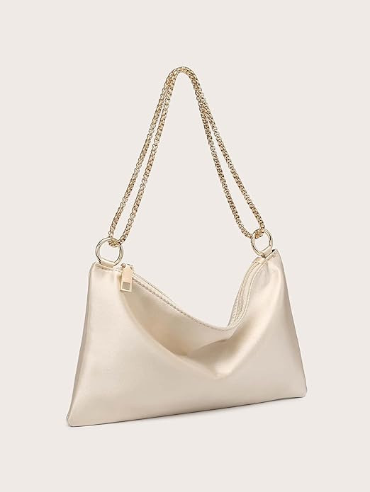 Verdusa Women's Satin Evening Handbag Shoulder Bag Purse | Amazon (US)