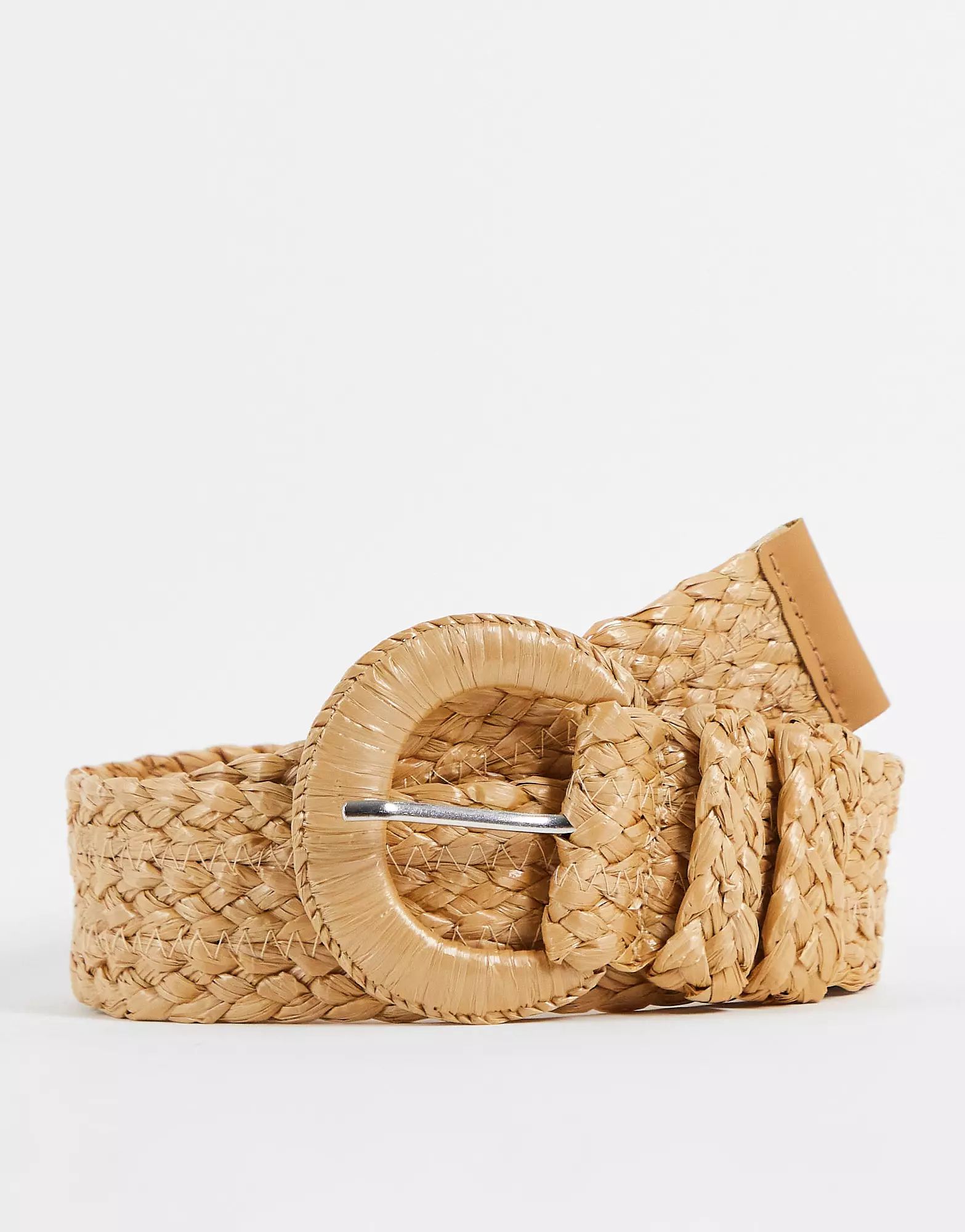 My Accessories London woven waist and hip belt in straw | ASOS (Global)