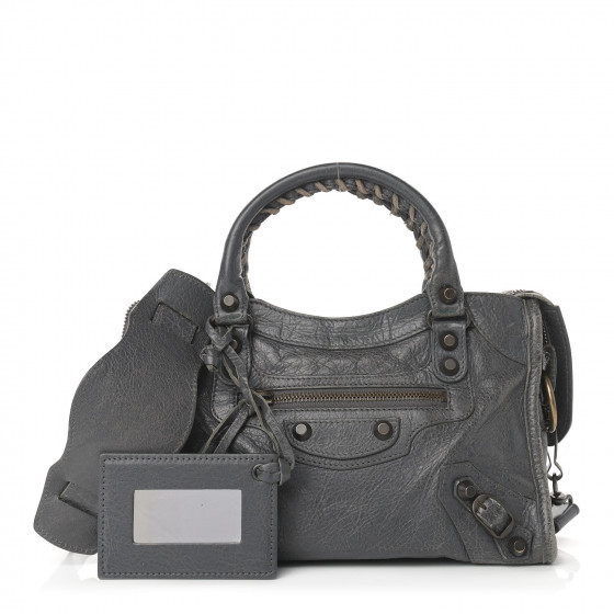 BALENCIAGA

Agneau Classic Hardware Mini City Gris Tarmac | Fashionphile