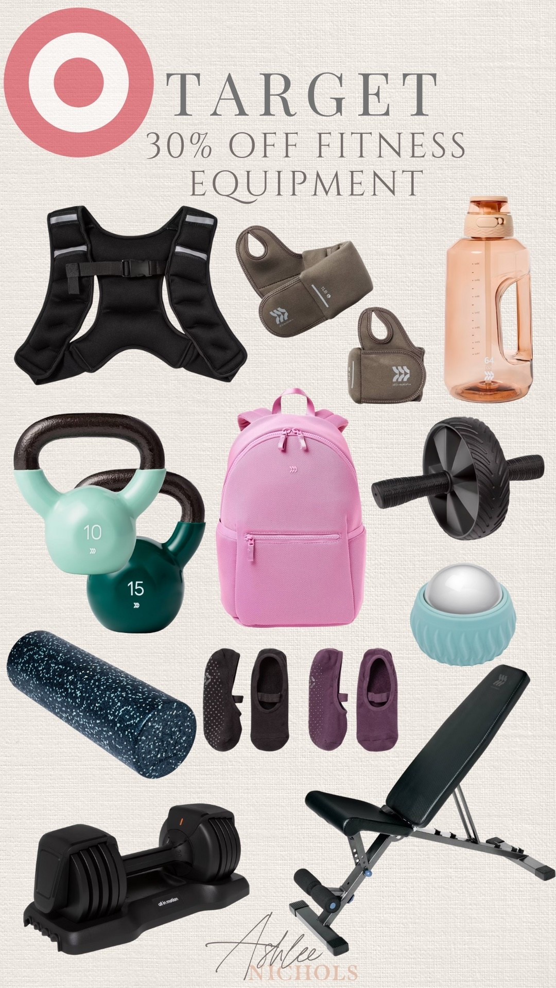 30% off All In Motion fitness equipment!

Home gym, home fitness, weighted vest, gym bag

#LTKSaleAlert #LTKActive #LTKfitnessgoals