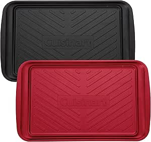 Cuisinart CPK-200 Grilling Prep and Serve Trays, Black and Red Large 17 x 10. 5 | Amazon (US)