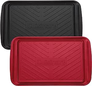 Cuisinart CPK-200 Grilling Prep and Serve Trays, Black and Red Large 17 x 10. 5 | Amazon (US)