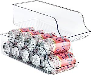 Homeries Can Drink Holder Storage & Dispenser Bin for Refrigerator, Freezer, Countertop, Cabinets... | Amazon (US)