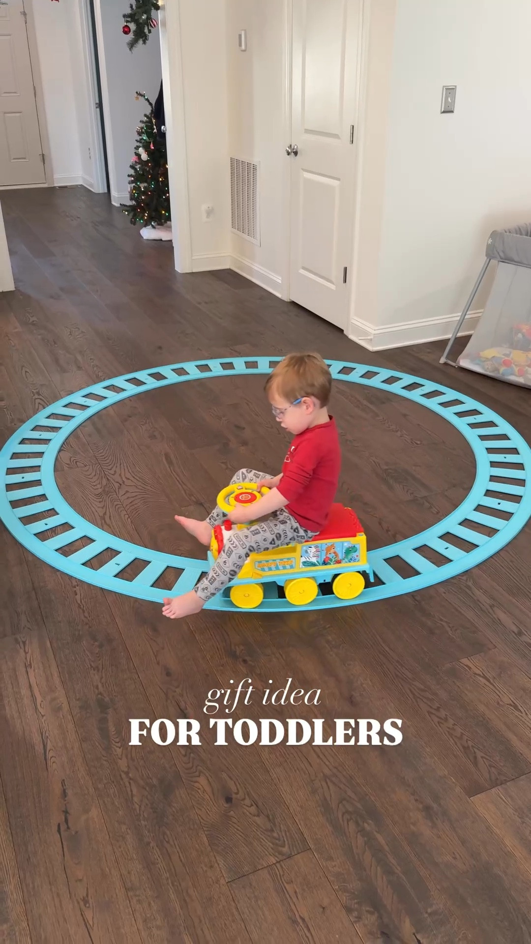 Gift idea for toddlers- riding train 

Gifts for kids, gifts for 3 year old, toddlers, toddler gift, kids gift, kids gift guide, gift guide of kids 

#LTKKids #LTKBaby #LTKFamily