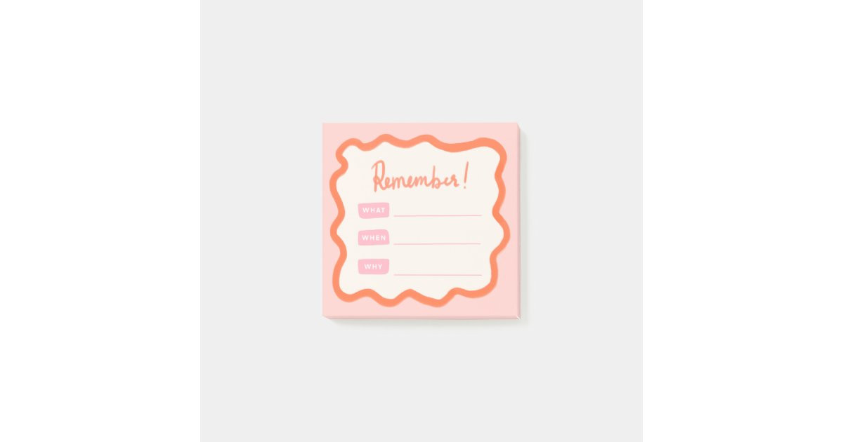 Remember Note Pad in Berry Pie | Zazzle.com | Zazzle