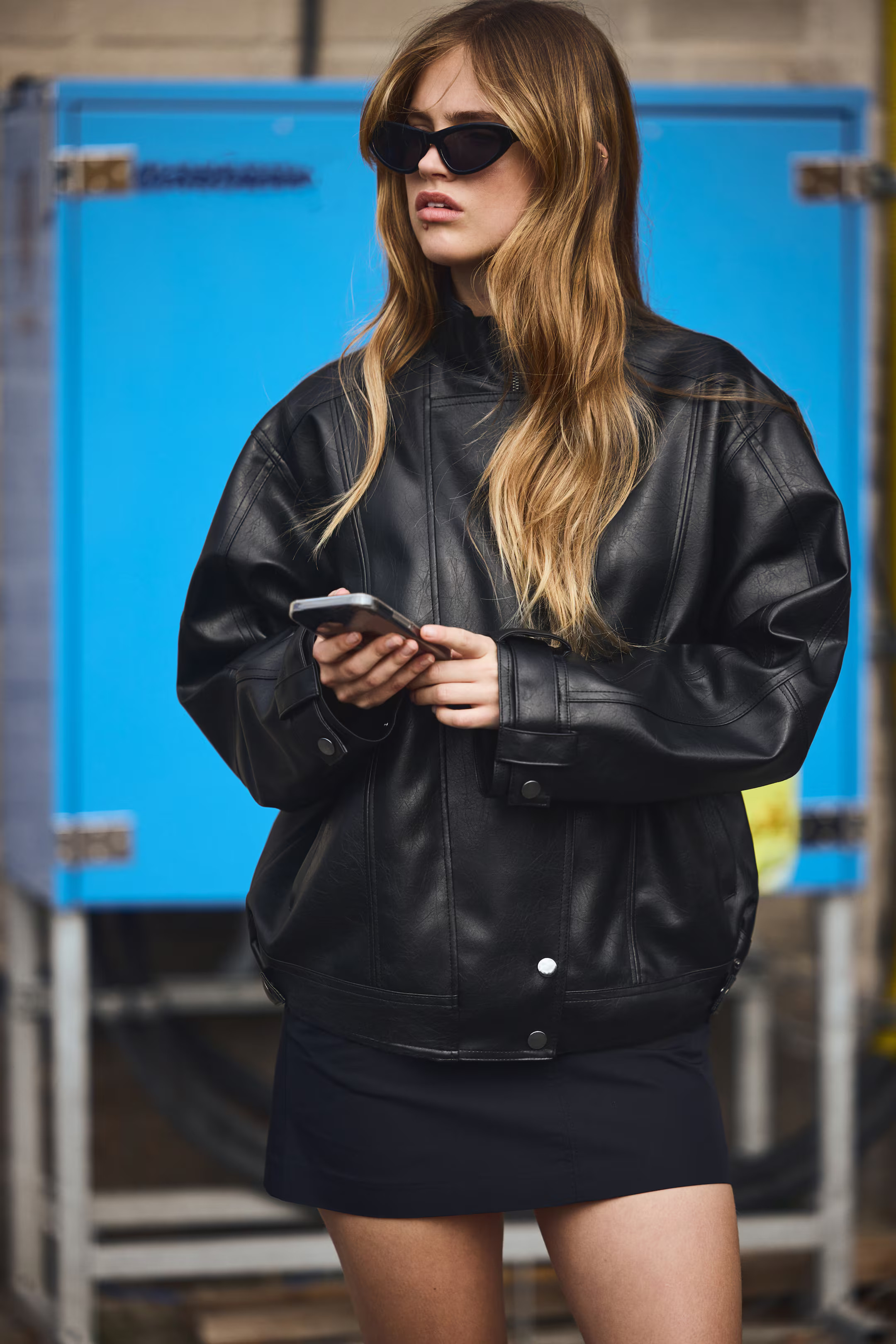 Oversized Biker Jacket | H&M (US + CA)