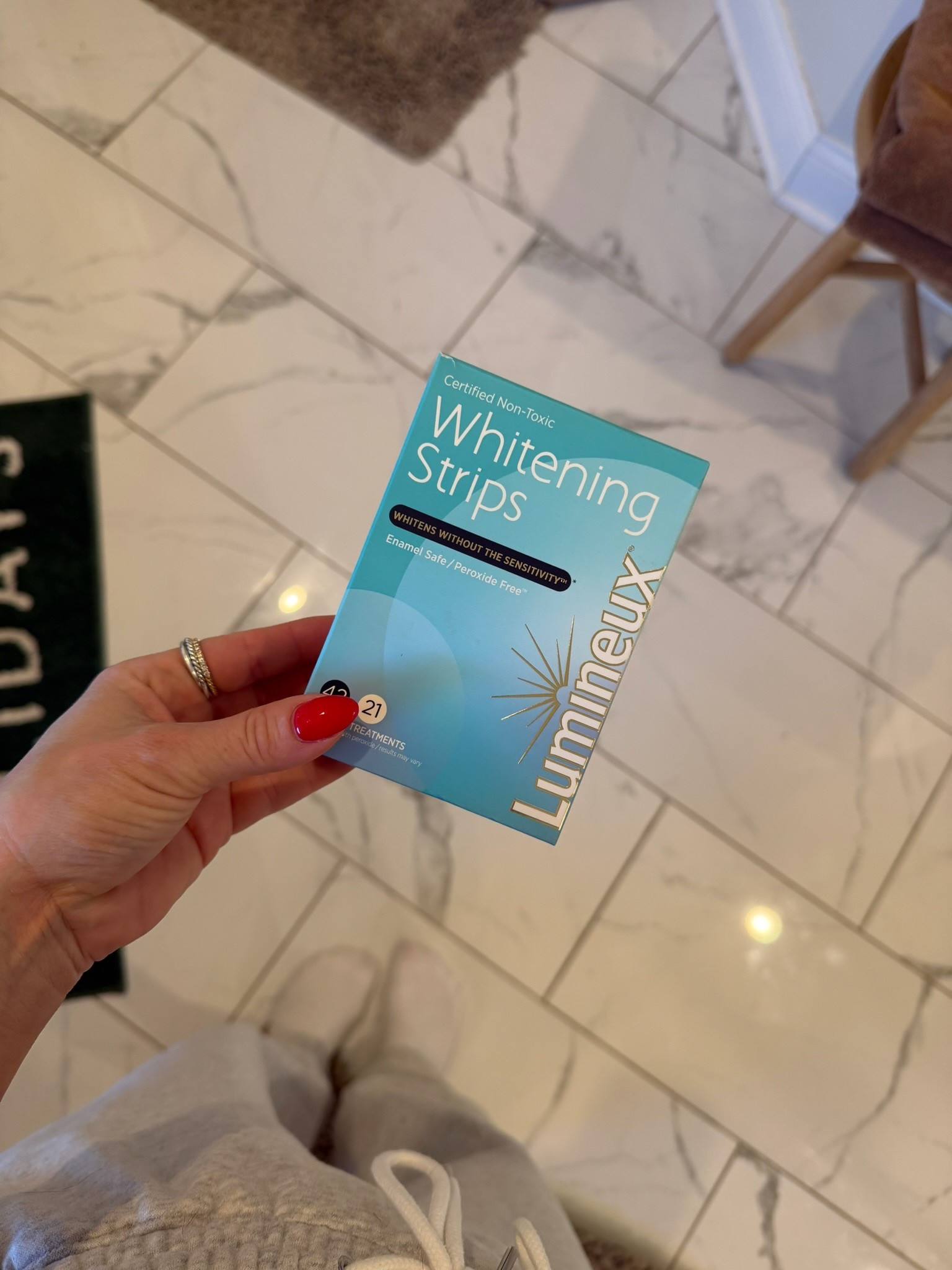 The only whitening strips I’ll use! They’re enamel safe 

#LTKmorningroutine #LTKselfcare #LTKmomlife