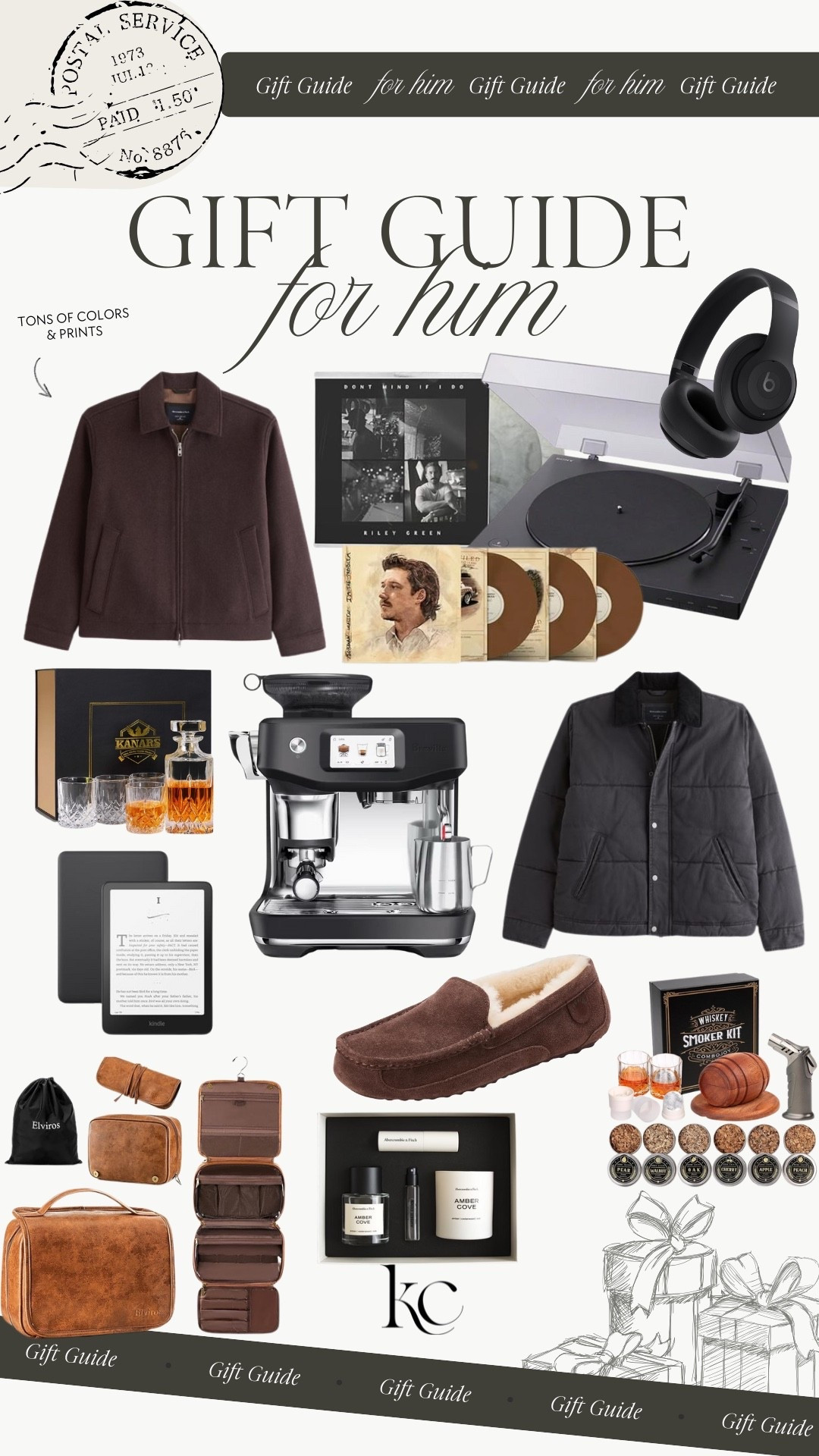 Gift Guide for Him 🤎🥃🎄

#LTKGiftGuide #LTKHoliday #LTKMens