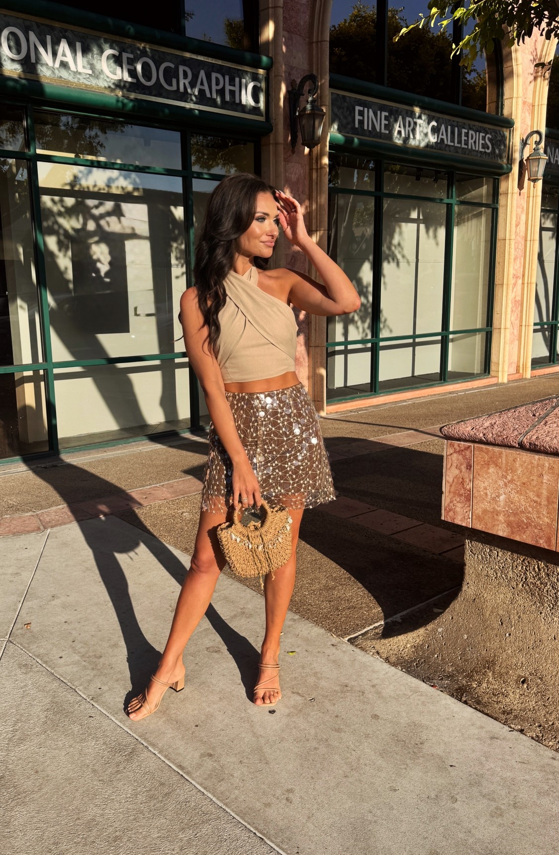 Having a neutrals moment 🤎 This top can be tied multiple ways and comes in a few colors. My skirt is so fun, under $15 and comes in a few colors too! Also adding my bag and shoes here - both under $20 and come in a few colors! 

Neutral ootd
Sequin skirt
Birthday outfit
Travel style 

#LTKootd #LTKTravel #LTKSeasonal