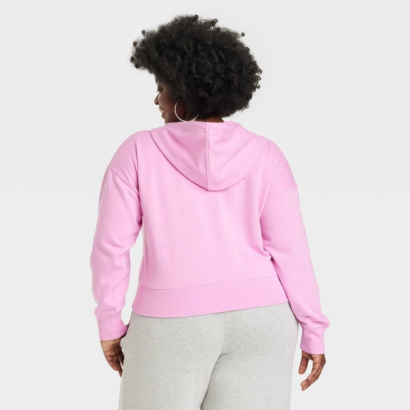 Women's Cropped Hooded Zip-Up Sweatshirt - Universal Thread™ | Target