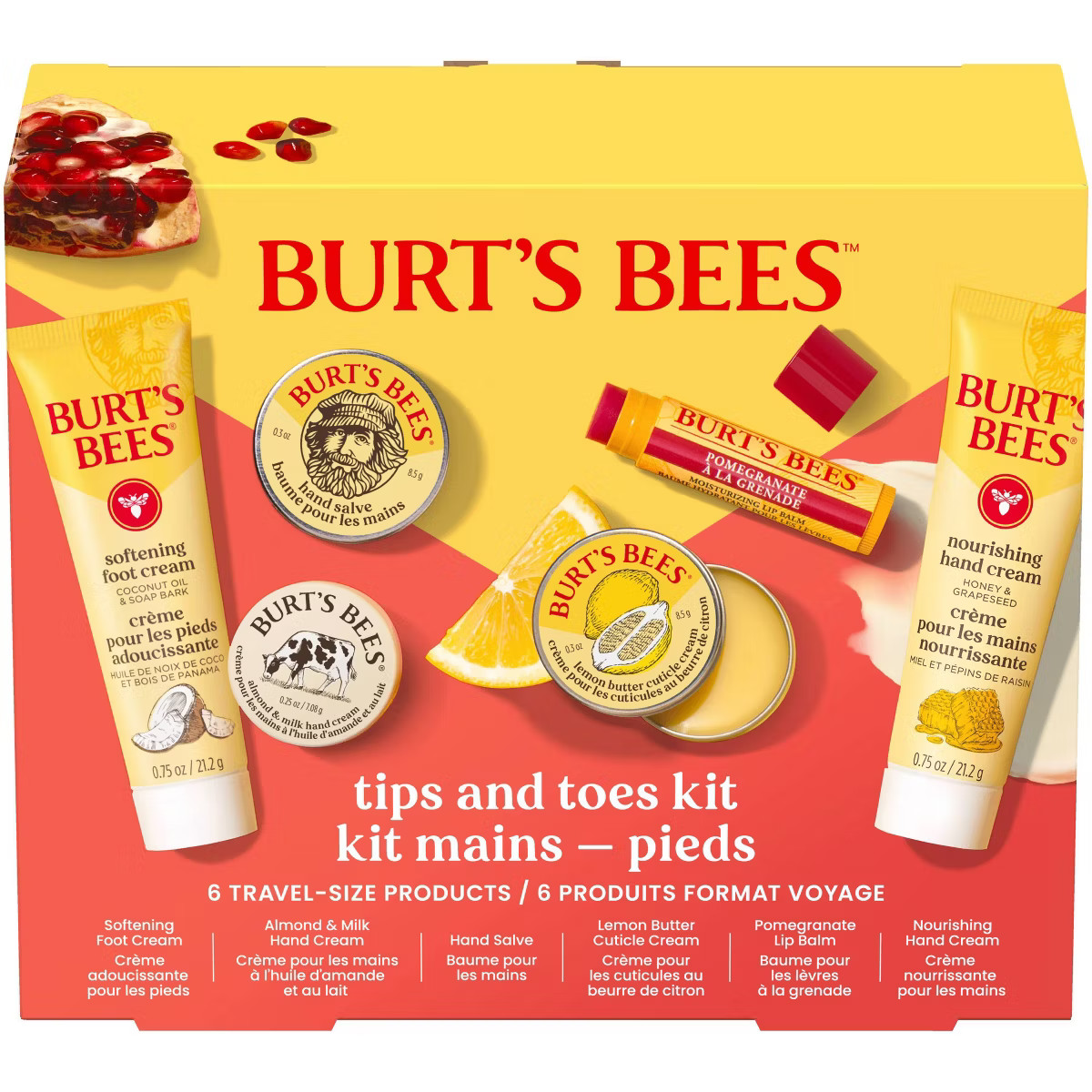 Burt's Bees Tips and Toes Kit - 6ct | Target