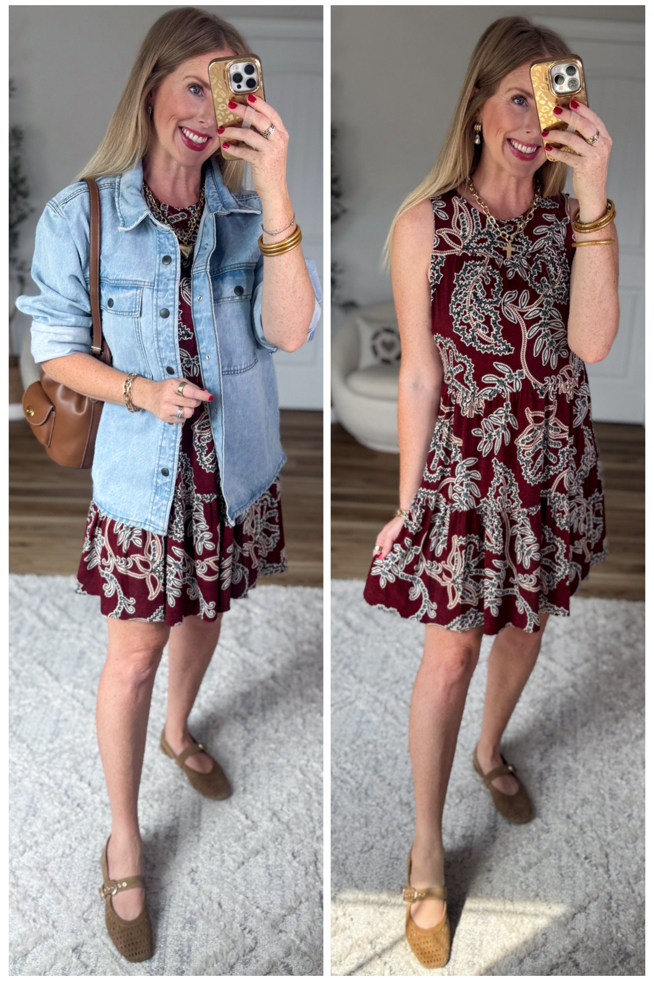 2 ways to style this time and tru mini dress from Walmart!

#LTKootd