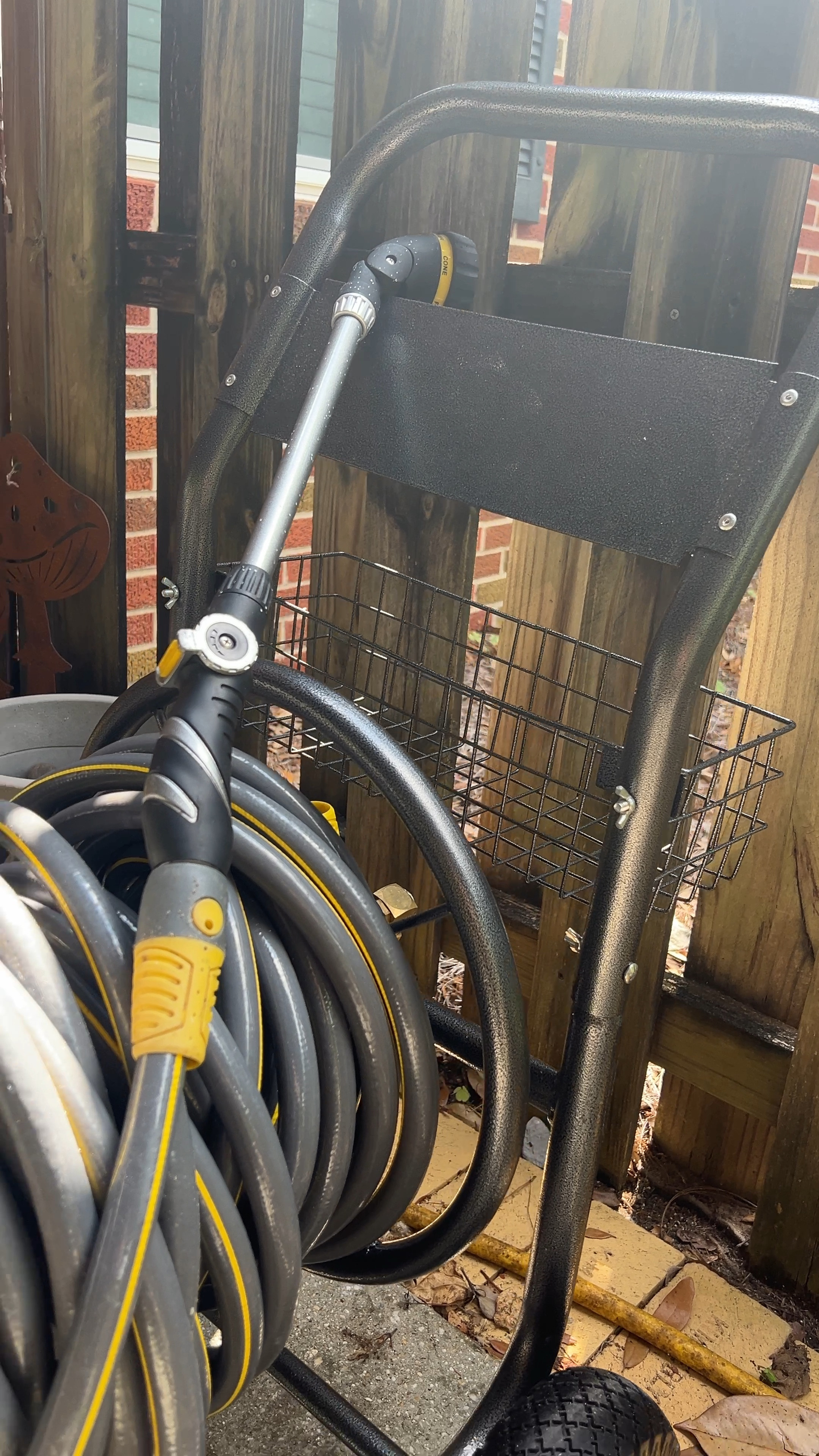 My newest garden addition to reach all areas of my garden! Style Selections Steel 250ft Cart Hose Reel from Lowe’s has made it so much easier to water my backyard! 

#LTKFindsUnder100 #LTKHome #LTKSaleAlert