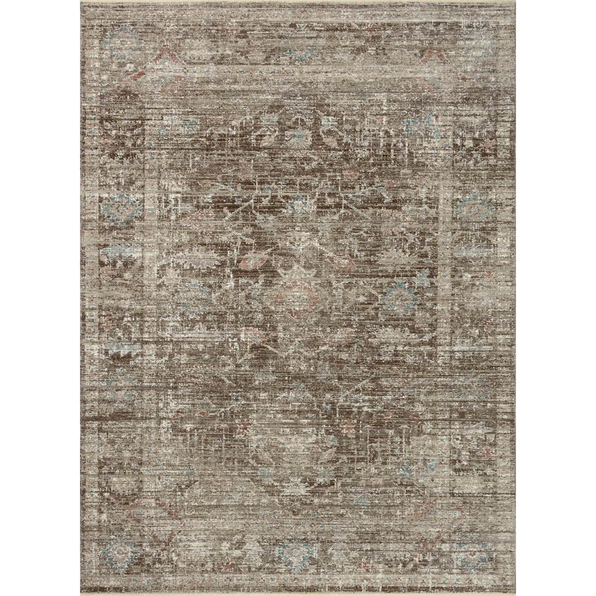 Magnolia Home By Joanna Gaines X Loloi Millie Charcoal / Dove Area Rug | Wayfair North America