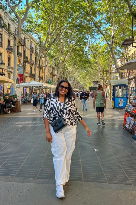 Simple spring/ summer outfit
Wore this walking around Barcelona! 
- size 16 pants 
- size xl shirt 

#LTKplussize #LTKstyletip #LTKeurope