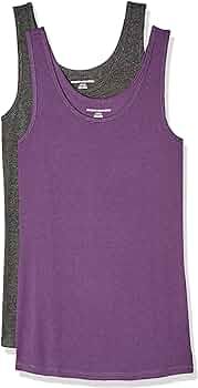 Amazon Essentials Women's Slim-Fit Tank, Pack of 2 | Amazon (US)