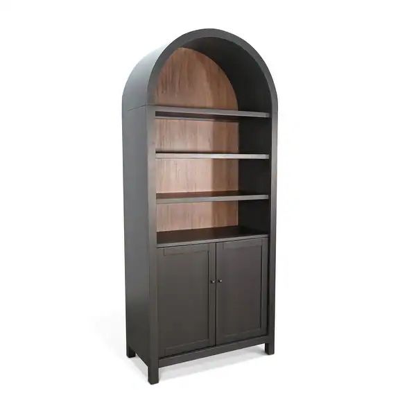 Sunny Designs Arched Display Cabinet with Doors | Bed Bath & Beyond