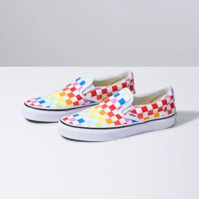 Kids Checkerboard Slip-On | Shop Girls Shoes At Vans | Vans (US)