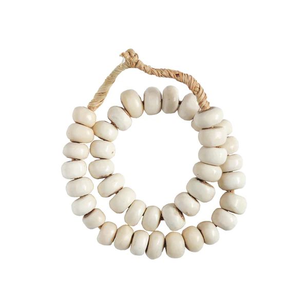 White Bone Bead Strand | Meridian