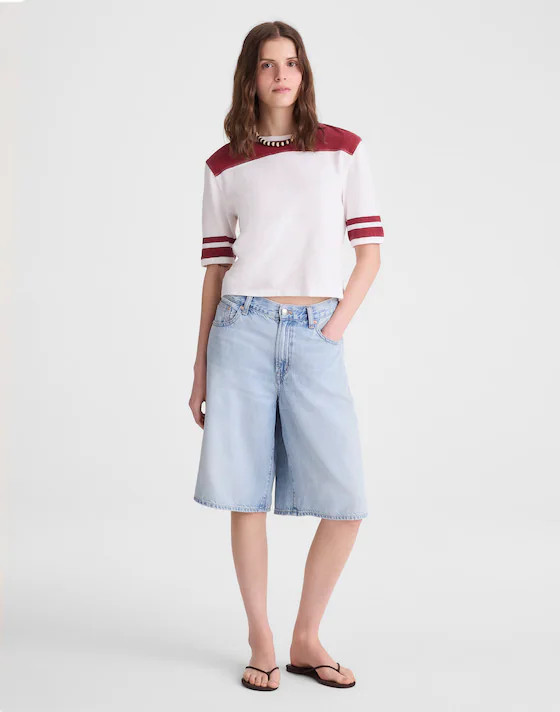 The Relaxed Varsity Tee in Vintage Jersey | Madewell