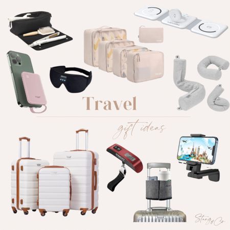 Get your shopping done for your favorite traveler with these travel picks, including a hair tools carrier, luggage, packing cubes, three in one charger, cell phone holder for the plane, luggage scale, coffee holder, Bluetooth sleep headphones, and a neck pillow. 

Gift guide, travel guide, gift ideas, gifts for him, gifts for her

#LTKGiftGuide #LTKfindsunder50 #LTKstyletip