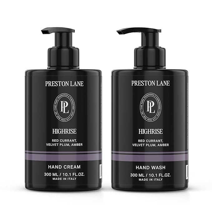 Preston Lane Hand Soap & Lotion Set, Highrise Scent – Hydrating Hand Wash and Moisturizing Hand... | Amazon (US)