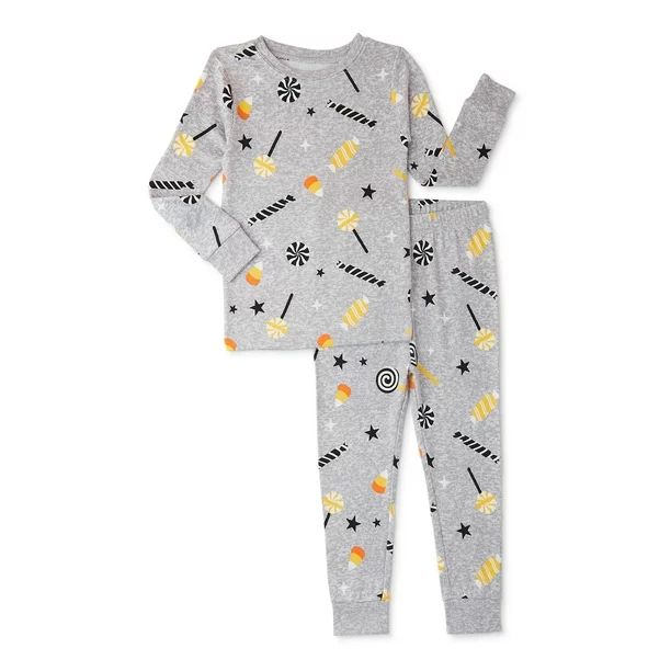 Halloween Way to Celebrate! Toddler Boy and Girl Unisex Cotton Pajama Set, 2-Piece, Sizes 12M-5T ... | Walmart (US)