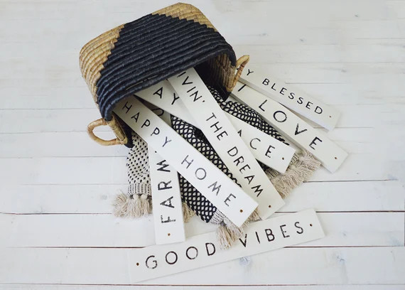 Text Sticks Rustic Home Decor Scandinavian Decor Boho | Etsy | Etsy (US)
