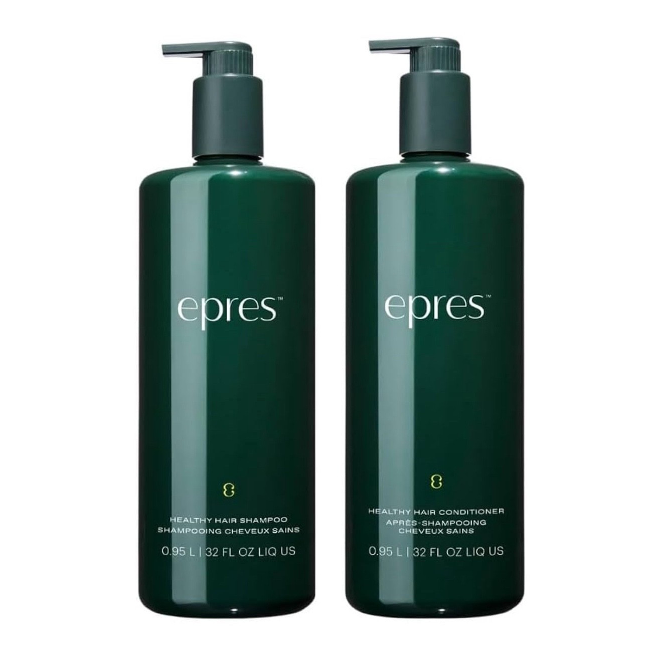epres Healthy Hair Shampoo & Conditioner Duo, Stronger Shinier Hair, Science Backed Haircare, Proven Results, Damage Repairing