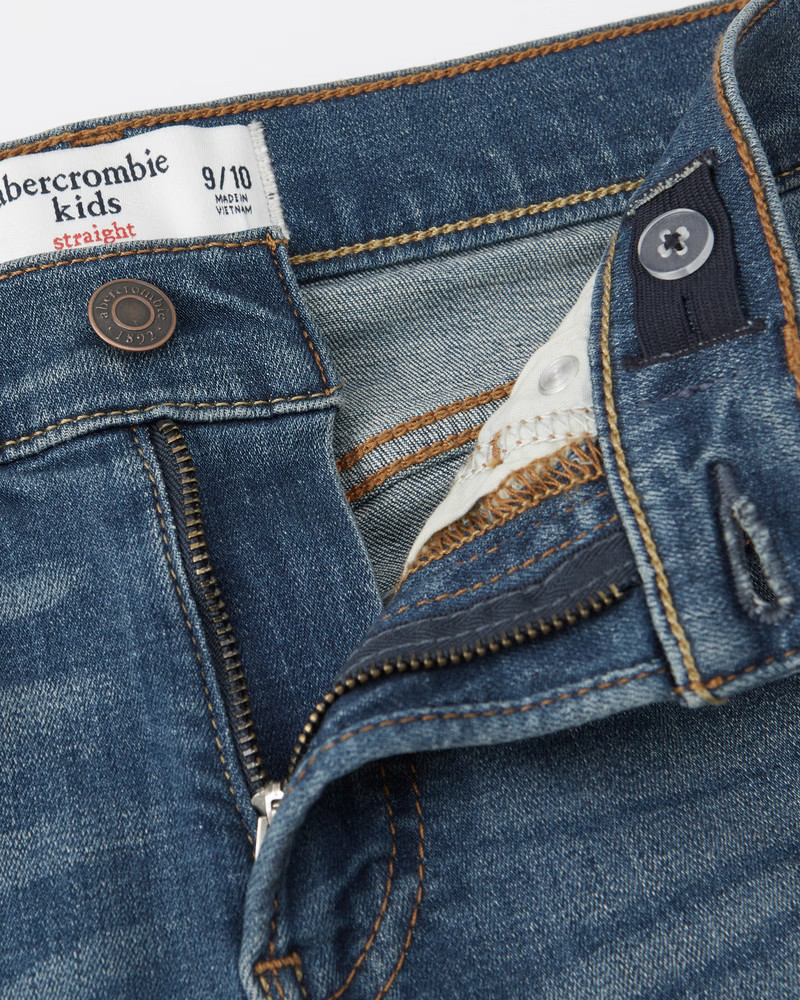 boys straight jeans | boys bottoms | Abercrombie.com | Abercrombie & Fitch (US)