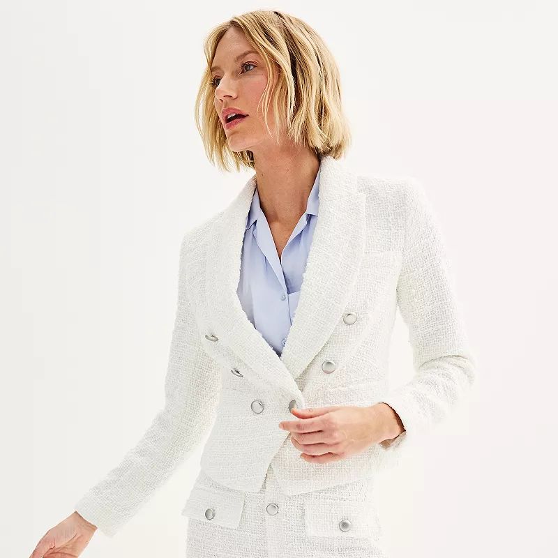Women's Nine West Tweed Jacket | Kohl's