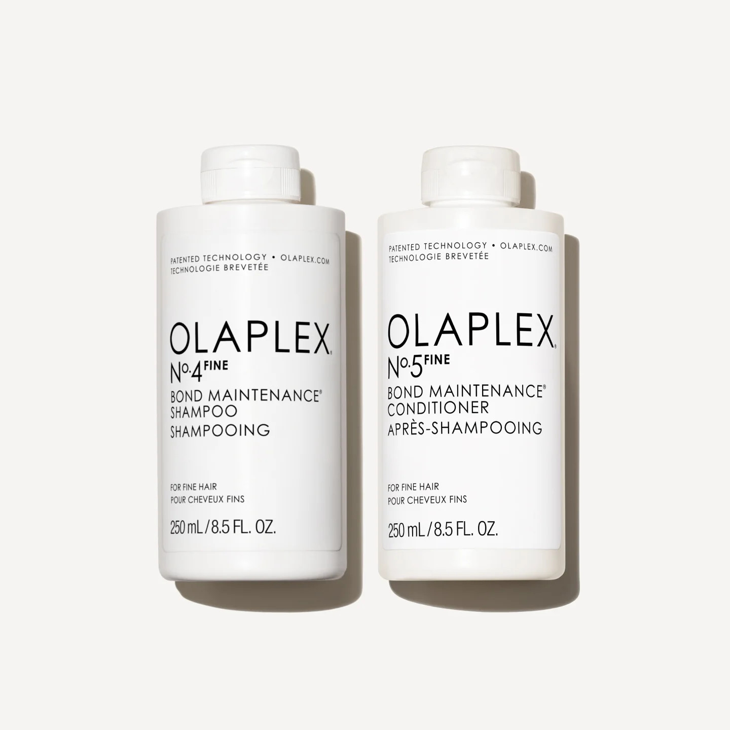 N\u1d52.4FINE and N\u1d52.5FINE Hair Shampoo and Conditioner Set \u2013 OLAPLEX Inc. | OLAPLEX