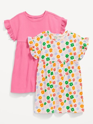 Flutter-Sleeve Dress 2-Pack for Toddler Girls | Old Navy (US)