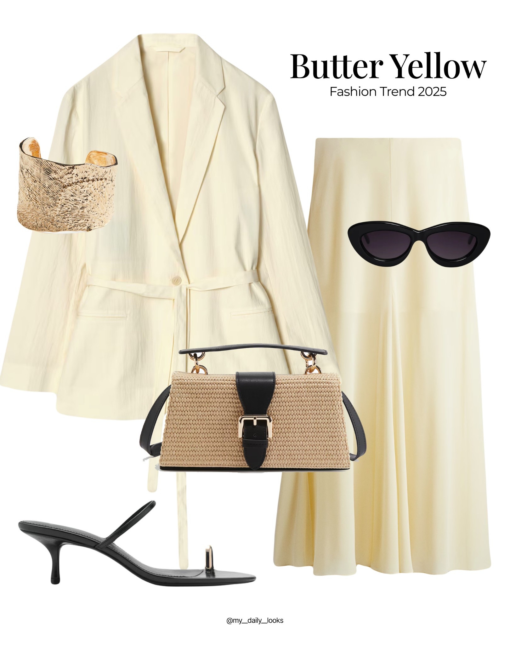 Butter yellow summer outfit 🖤

Check out more styling ideas in my profile. 

Summer outfit, summer inspo, H&M new in, Mango new in, holiday, vacation, summer style, butter yellow skirt, butter yellow blazer, raffia bag.

#LTKstyletip #LTKsummer